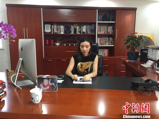 申通快递总裁陈小英 吴雨辰 摄