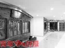 　即将开业的水晶城里很多餐饮店已装修好