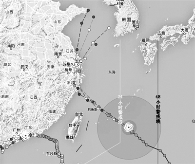 台风“灿鸿”将正面袭击浙江！