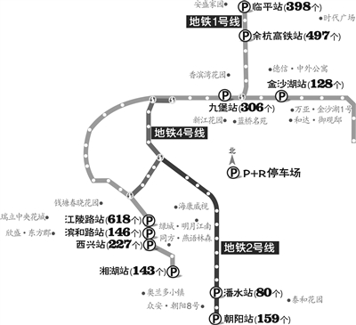 地铁滨和路站“P+R”停车场投入使用 一天12元封顶 地铁滨和路站“P+R”停车场投入使用 一天12元封顶