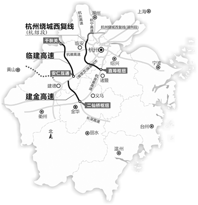 西复线今天开工 杭州“二绕”真的来了 