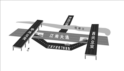 江南大道提升改造配图（本报资料图） 制图 陈林森