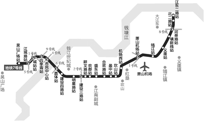 地铁7号线吴山广场站即将开工 2021年底再次开放
