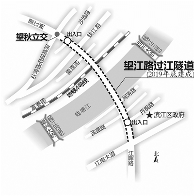 2019年底望江路过江隧道建成通车 5分钟过江