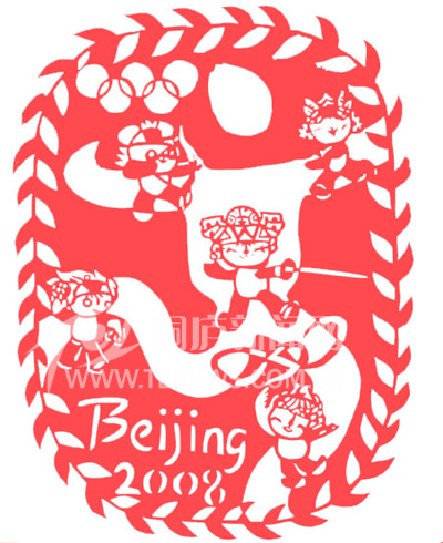 挥洒别样美丽祝福北京奥运