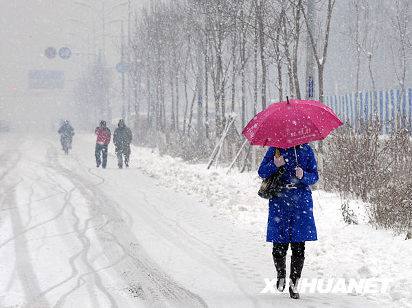 我国北方各地全力应对百年一遇暴雪灾害