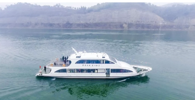 游富春山居图实景桐庐杭州水上旅游航线首航